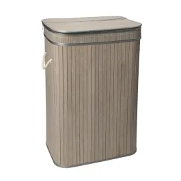 Weva Lorin Foldable Bamboo Laundry Basket - Rectangular - Grey product thumbnail 2