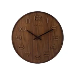 Nextime "Wood Wood" Wall Clock - Medium - Brown product thumbnail 2