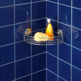 Wenko Milazzo Vacuum-Loc Corner Shelf product thumbnail 2