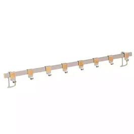 Wenko Premium 8 Hooks, Aluminium & Wood - Silver product thumbnail 2