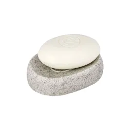 Wenko "Puro" Soap Dish - Plastic Polyresin - Light Grey product thumbnail 2