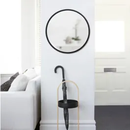 Umbra "Hub" Decorative Round Wall Mirror - 60.9 cm - Black product thumbnail 2