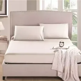 Nova Home "MicroBasic" Fitted Sheet Set - Ivory product thumbnail 2