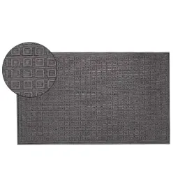 Nova Home Blocks Outdoor mat W & Rubber Backing - 90x150 cm - Charcoal product thumbnail 2