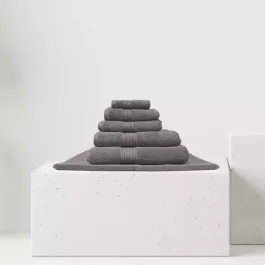 Nova Home "Pretty Collection" Towel - 100% Cotton, 50X100 cm - Charcoal product thumbnail 2