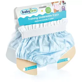 Babyjem Training Underwear Pants Set - 2pcs - Blue product thumbnail 2