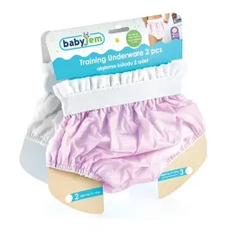 Babyjem Training Underwear Pants Set - 2pcs - Pink product thumbnail 2