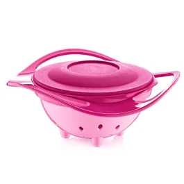 Babyjem 360-degree Swivel Design Bowl - Pink product thumbnail 2