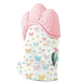 Babyjem Butterfly Baby Gloves Teether - Pink product thumbnail 2