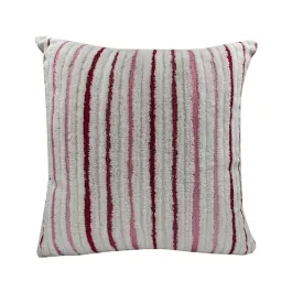 Nova Home Vertical Handmade Embroidered Cushion Cover - 50x50 cm - Pink product thumbnail 2
