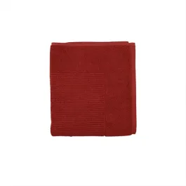 Nova Home Pretty Collection Bath Mat Towel - 100% cotton - 60x80 cm - Burgandy product thumbnail 2