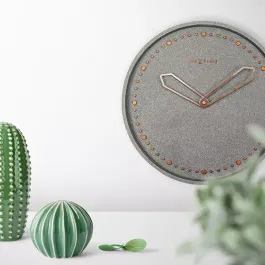 Nextime "Cross" Wall Clock - Grey product thumbnail 2