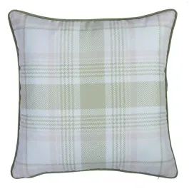 Nova Home Magic Peonies Printed Cushion Cover - 45x45 cm - Mint & White product thumbnail 2