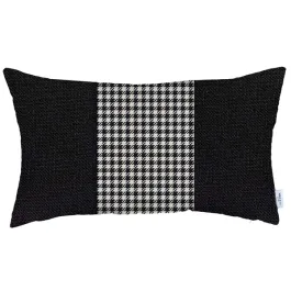 Nova Home Boho Chic Jacquard Cushion Cover - 30x50 cm - Black & White product thumbnail 2