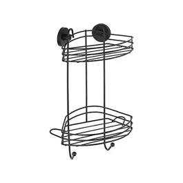 Wenko Vacuum-Loc 2-Tier Corner Rack - Black product thumbnail 2