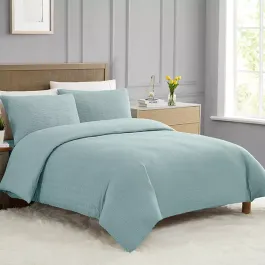 Nova Home Simply Crinkled Comforter Set -Petrol (Available in Sizes) product thumbnail 2
