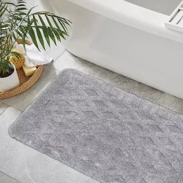 Nova Home "Athens " Bath Mat - 70X120 cm - Silver product thumbnail 2