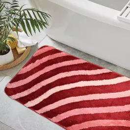 Nova Home "Cable" Bath Mat - 60x90 cm - Pink product thumbnail 2