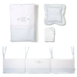 Funna Prince Baby Bed Set - 8 Pcs - Blue product thumbnail 2