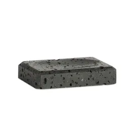Andrea Soap Dish BA22181 - Travertine Marble - Black product thumbnail 2