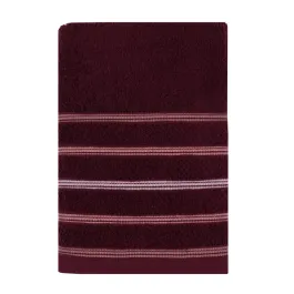 Nova Home Orion Striped Towel - 100% Cotton - Mulberry (Available In Sizes) product thumbnail 2