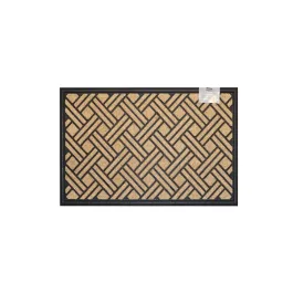 Nova Home Modern Mix Outdoor mat W & Rubber Backing - 45x75 cm - Brown product thumbnail 2
