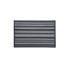 Nova Home Stripes Printed Outdoor mat W & Rubber Backing - 60x90 cm - Grey product thumbnail 2
