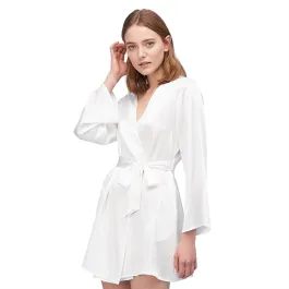 Lilysilk Plain Robe - Medium - Ivory product thumbnail 2