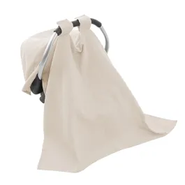 Babyjem Muslin Car Seat Cover - 100% Cotton - Ecru product thumbnail 2