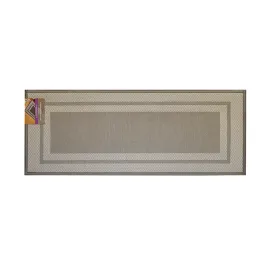 Nova Home Trellis Jaquard Woven Kitchen Mat W & Rubber Backing - 46x120 Cm - Beige product thumbnail 2