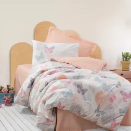 Nova Home Kimela Duvet Cover Set - 100% Cotton - Single & Twin - 3 Pcs - Multicolor product thumbnail 2