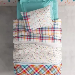 Nova Home Baniti Duvet Cover Set - 100% Cotton - Single & Twin - 3 Pcs - Multicolor product thumbnail 2
