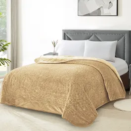 Nova Home Lynx Engraved Blanket - Single & Twin - Camel product thumbnail 2