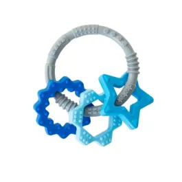 Babyjem Silicone Ring Teether - Blue product thumbnail 2