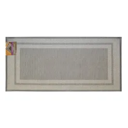 Nova Home Trellis Jaquard Woven Kitchen Mat W & Rubber Backing - 70x130 Cm - Grey product thumbnail 2