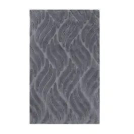 Nova Home Jupen Cotton Bath Rug - Dark Grey (Available In Sizes) product thumbnail 2