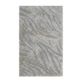 Nova Home Zetra Cotton Bath Rug - 60x100 Cm - Silver product thumbnail 2