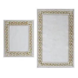 Nova Home Hopy Cotton Bath Rug Set - 2Pcs - Gold product thumbnail 2