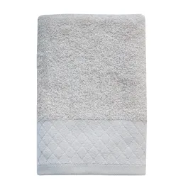 Nova Home Paragon Jacquard with Silver Details Towel - 100% Cotton - 30x50 Cm - Beige product thumbnail 2