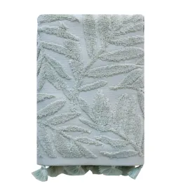 Nova Home Infinite Jacquard Towel with 3D Texture - 100% Cotton - 50x90 Cm - Light Green product thumbnail 2