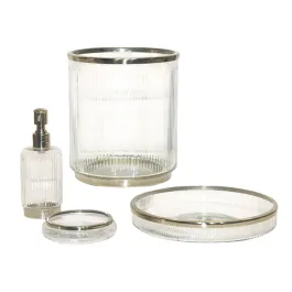 Weva Gold Bath Room Accessories Set - 4Pcs "Pure " product thumbnail 2