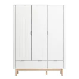 Pinio Miloo 3-Door Baby Room Wardrobe - White product thumbnail 2