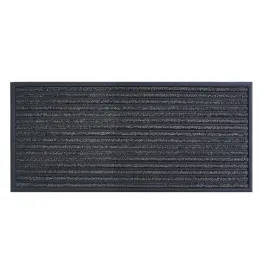 Nova Home Domino Outdoor Mat W & Rubber Backing - Grey (Available In Sizes) product thumbnail 2