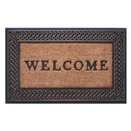 Nova Home Crosa Outdoor Mat W & Rubber Backing - 45x75 cm - Brown product thumbnail 2