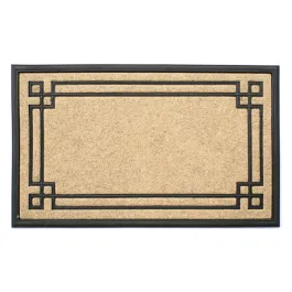 Nova Home Screen Outdoor Mat W & Rubber Backing - 45x75 cm - Brown product thumbnail 2