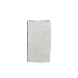 Nova Home Small White Textured Vase "Earth Eco" product thumbnail 2