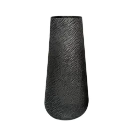 Weva Medium Grey Ribbed Hammered Washed Vase "Trend Trove " product thumbnail 2