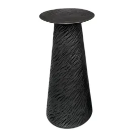 Weva Large Grey Ribbed Hammered Candle Holder "Trend Prism" product thumbnail 2