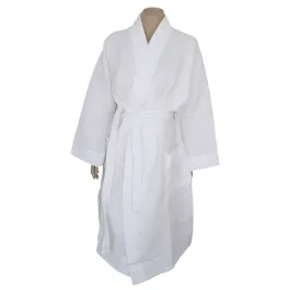 Weva Ethereal Bath Robe - 100% Cotton - White (Available in sizes) product thumbnail 2
