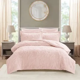 Nova Home Fleurfur Comforter set - Pink product thumbnail 2